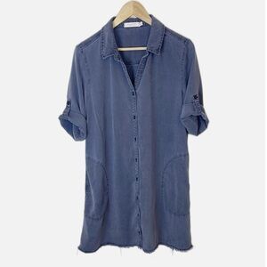 Mododoc Los Angeles Roll sleeve shirt dress XS